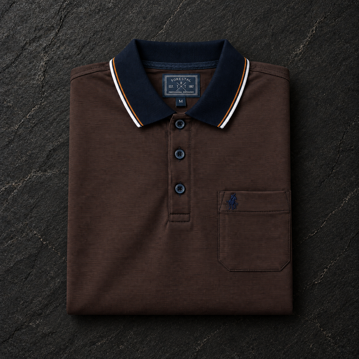 Polo Fantasia Marrón