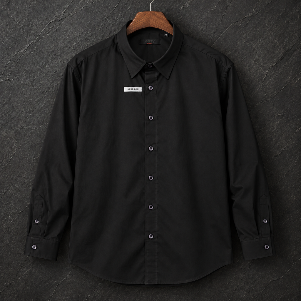Camisa Manga Larga London Negra