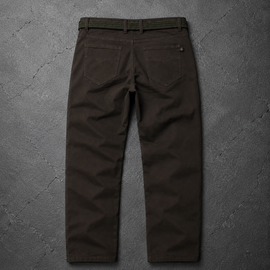 Pantalón con Cinturón Verde