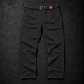 Pantalón Negro con Cinturón