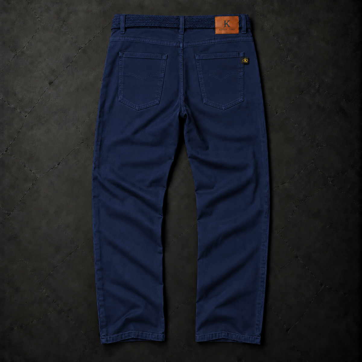 Pantalón Marino con Cinturón