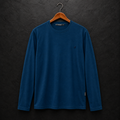 Camiseta Manga Larga Azul Marino