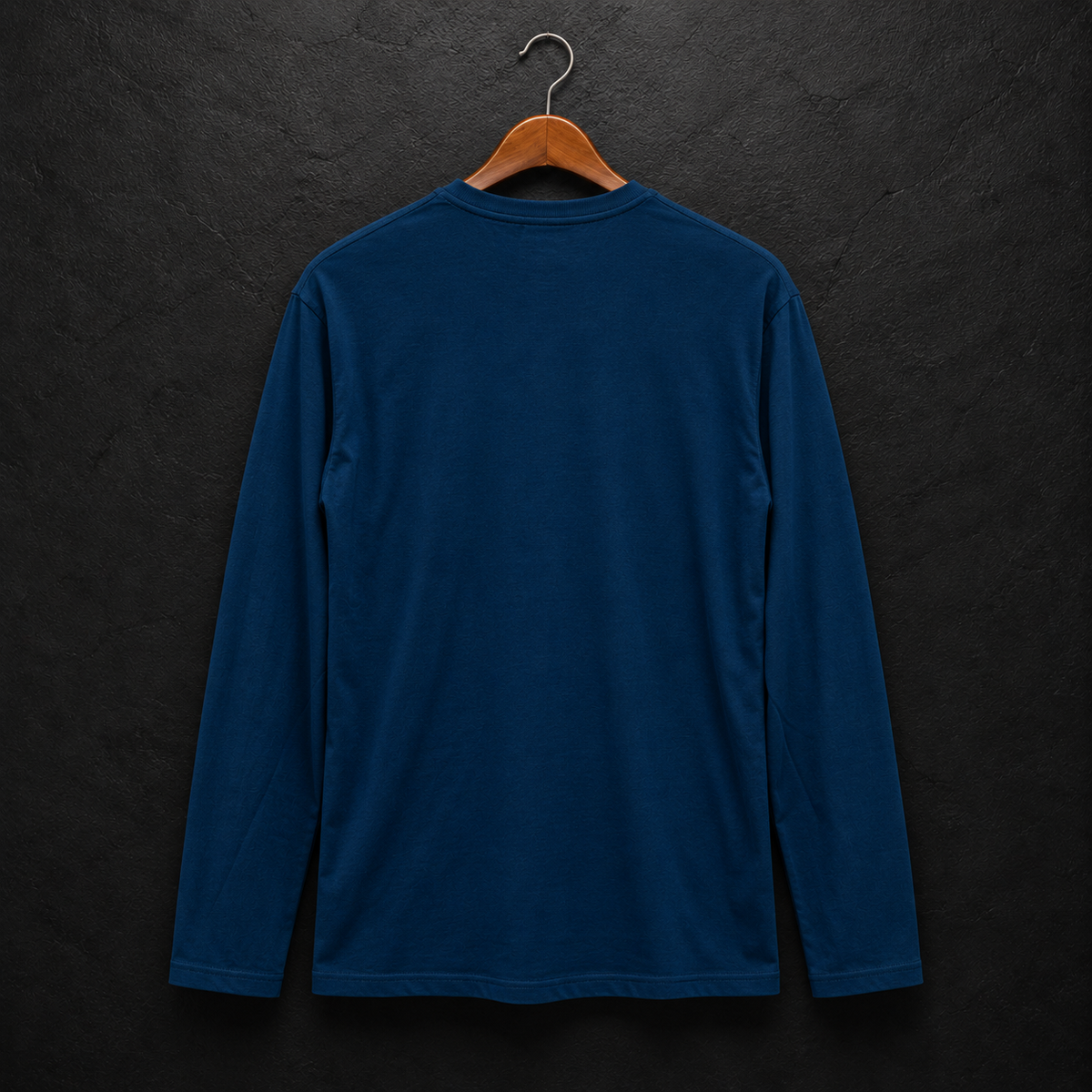 Camiseta Manga Larga Azul Marino