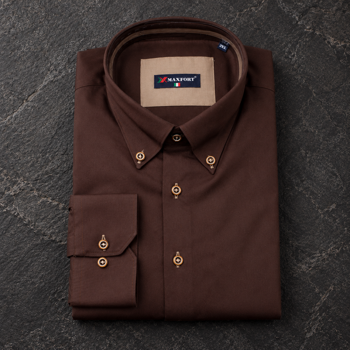 Camisa Niza Marrón