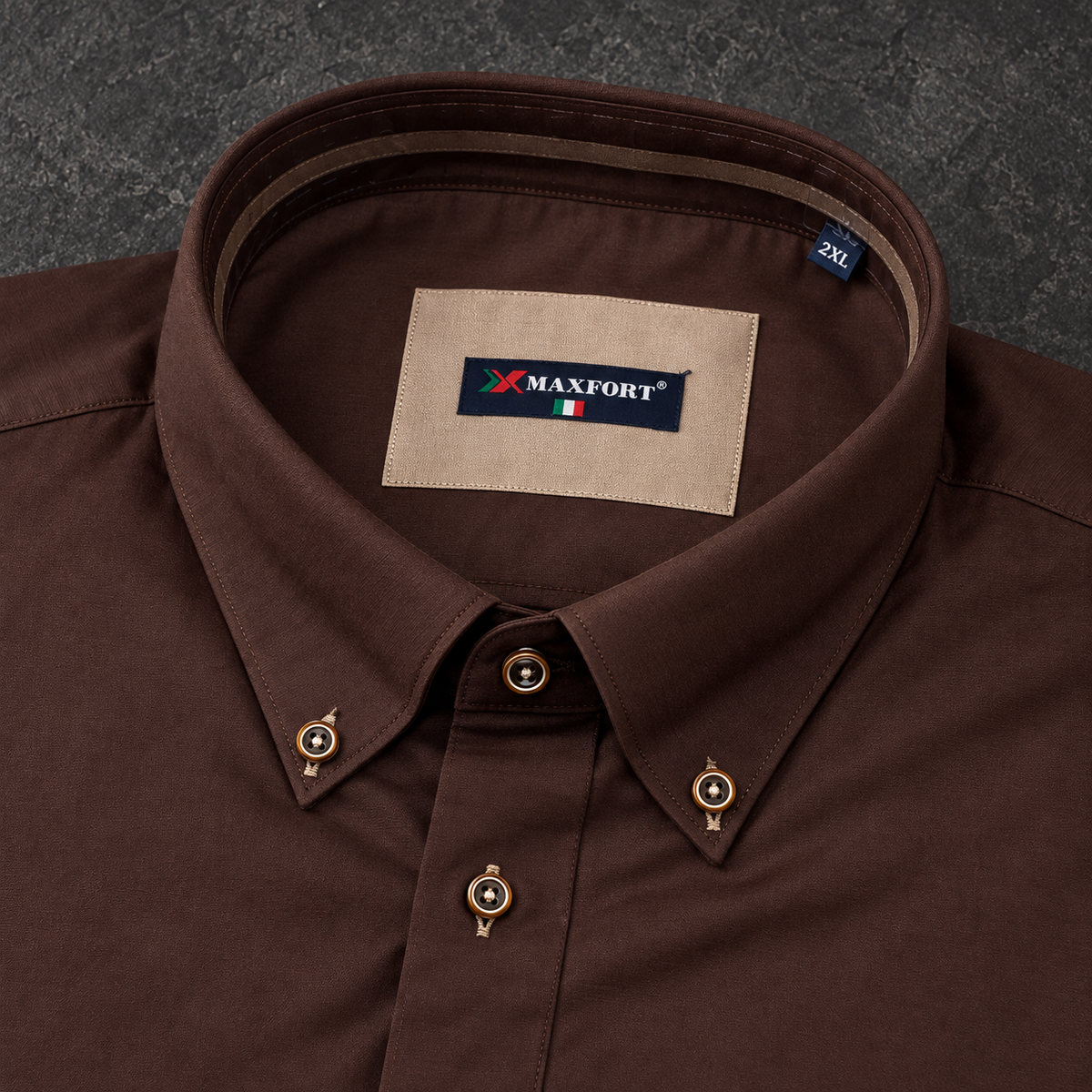 Camisa Niza Marrón