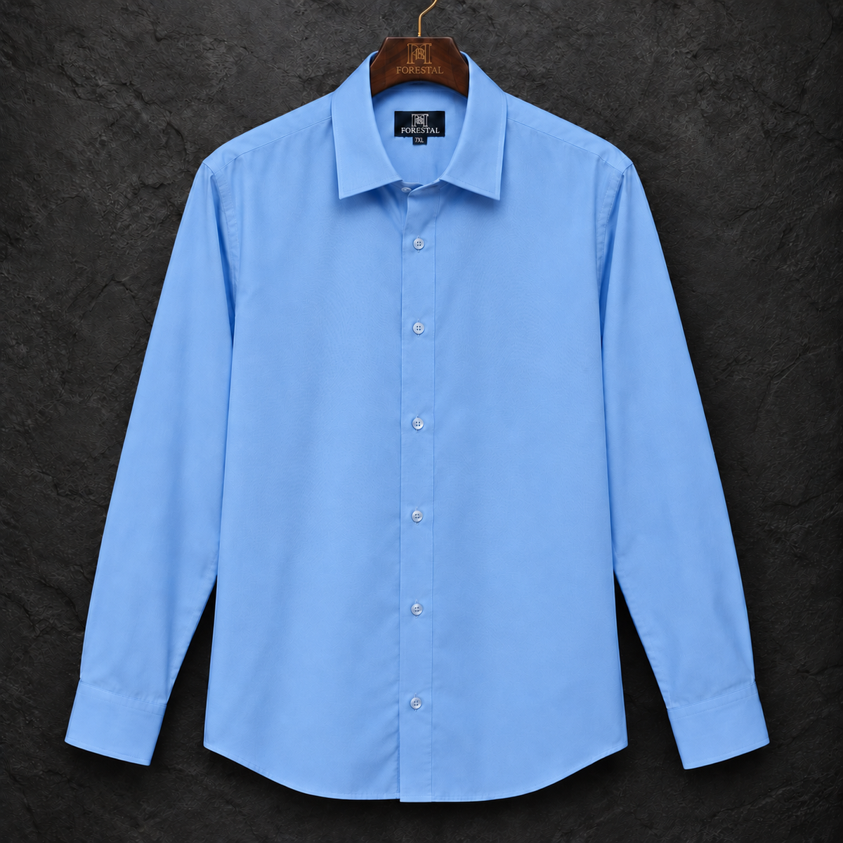 Camisa Vestir Celeste