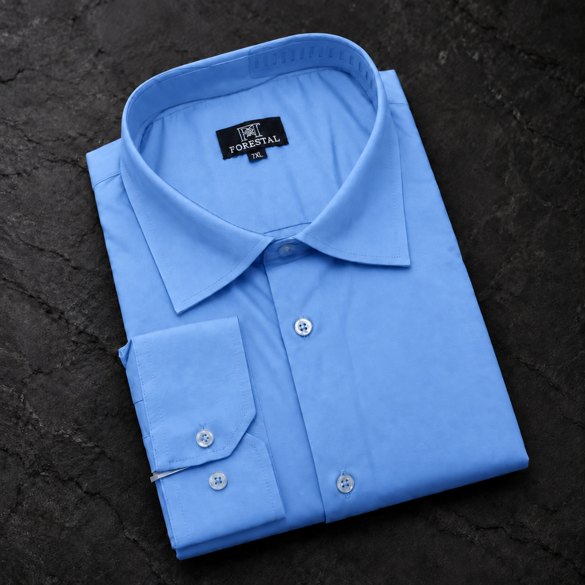 Camisa Vestir Celeste