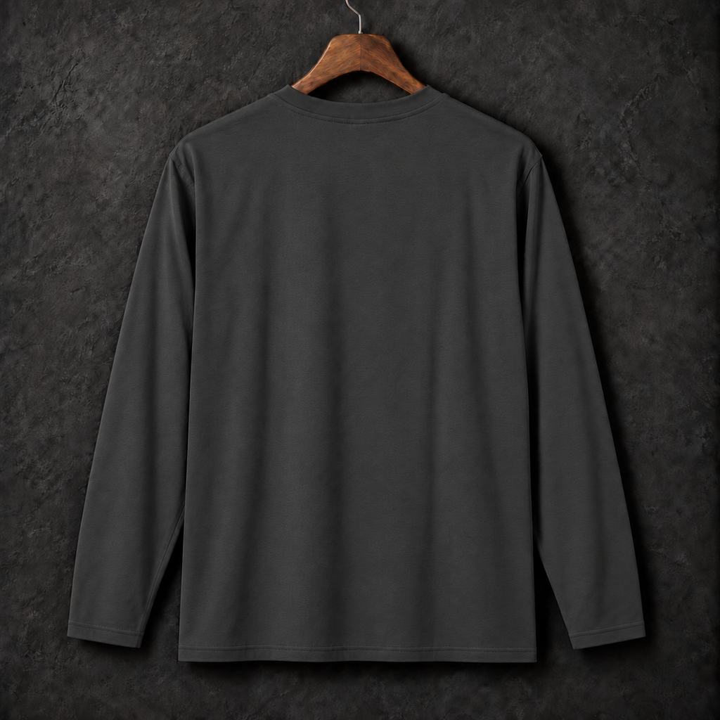 Camiseta Manga Larga Gris