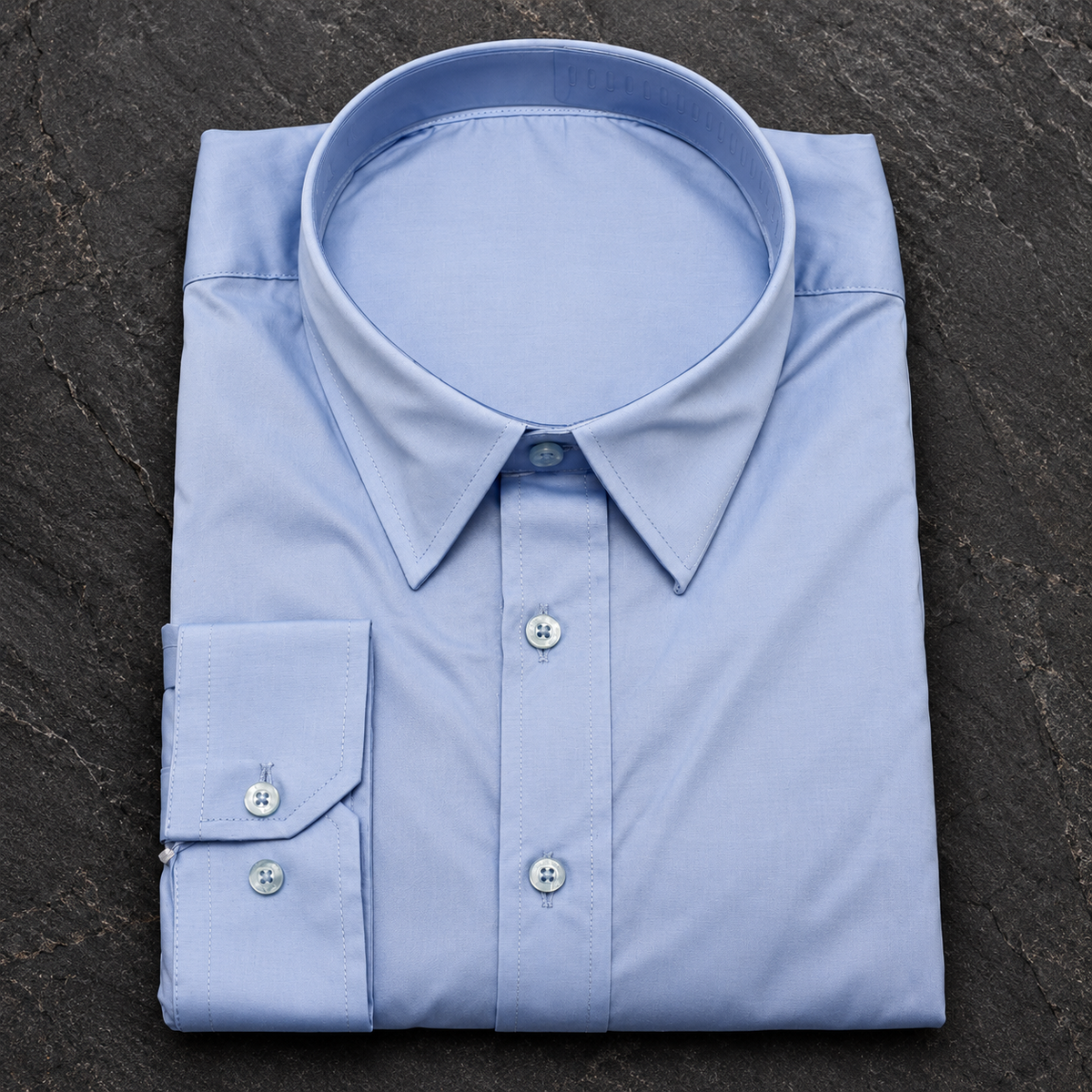 Camisa Manga Larga London Celeste