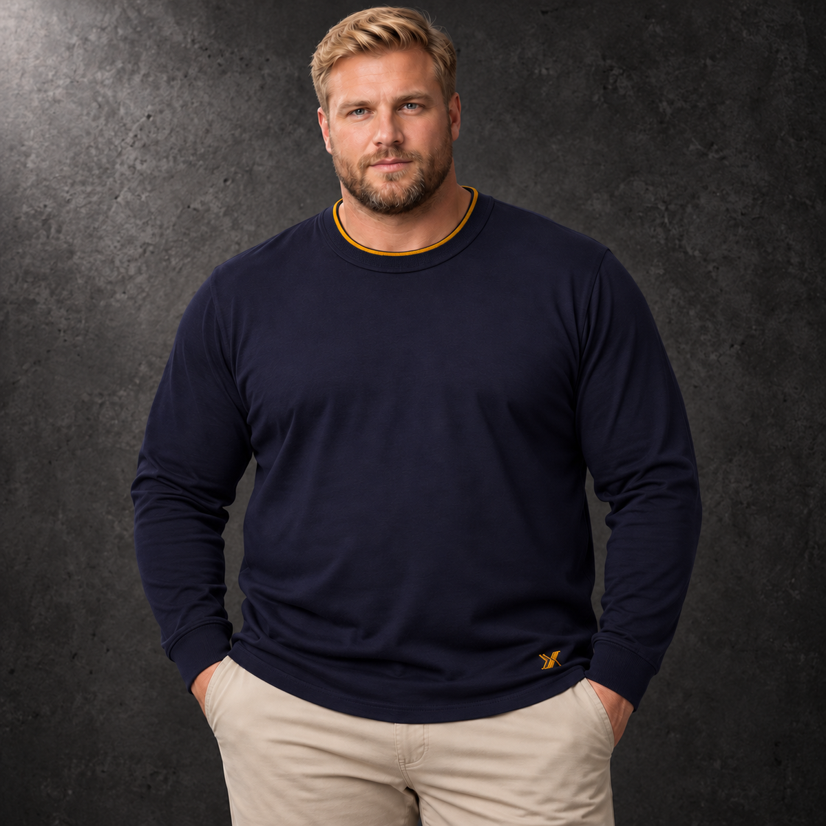 Camiseta Azul Colletto di Oro