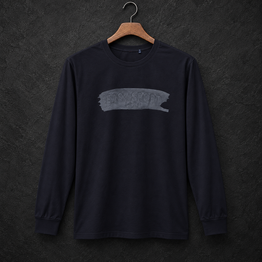 Camiseta Manga Larga Fantacia Sport Negra