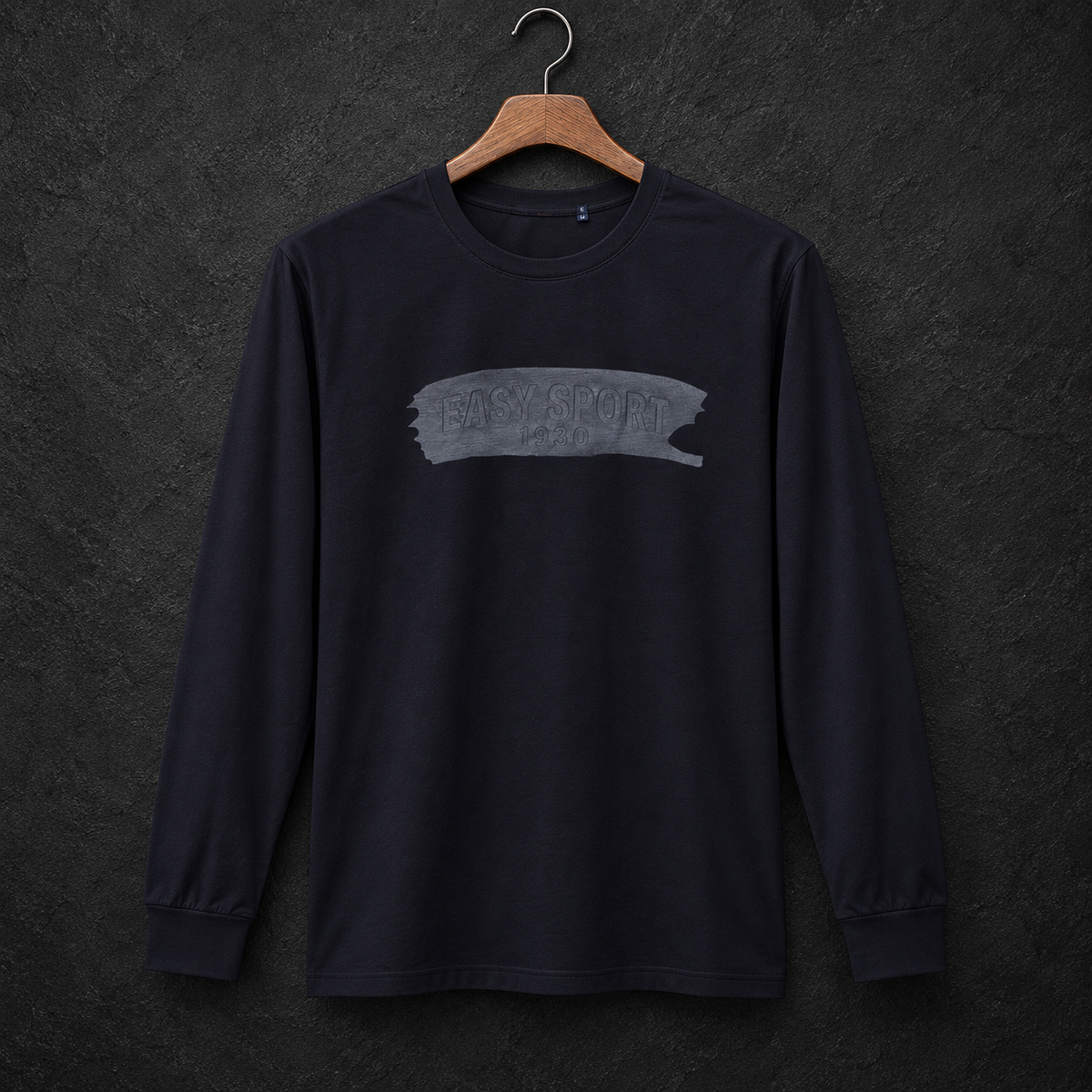 Camiseta Manga Larga Fantacia Sport Negra