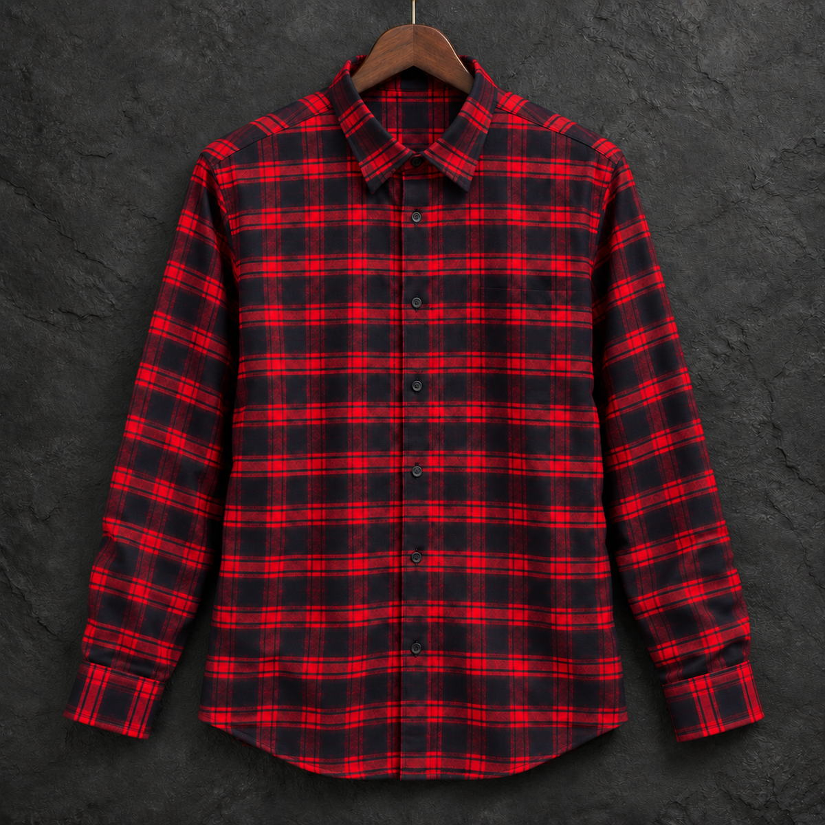 Camisa Manga Larga Canadience Roja
