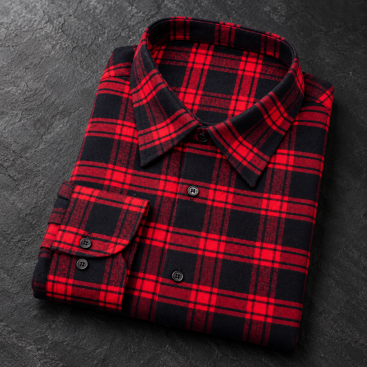 Camisa Manga Larga Canadience Roja