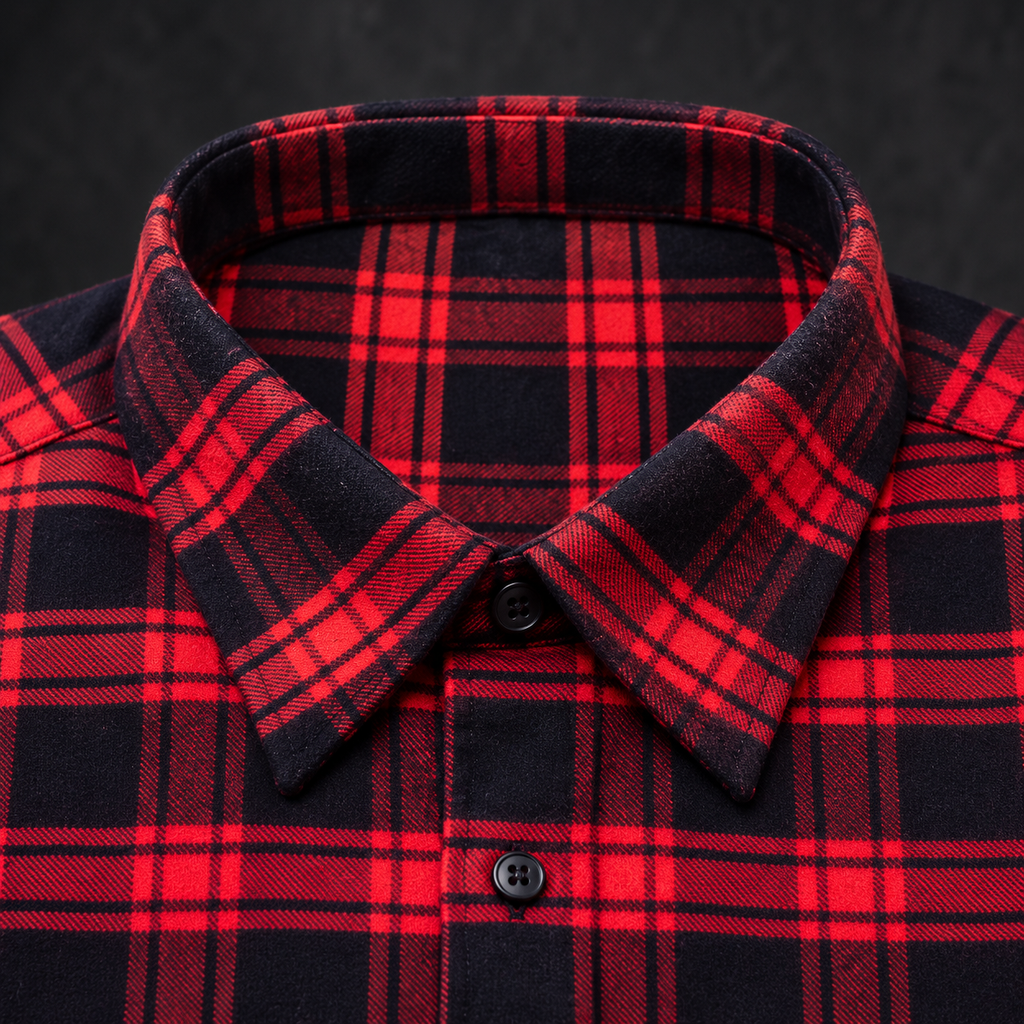 Camisa Manga Larga Canadience Roja