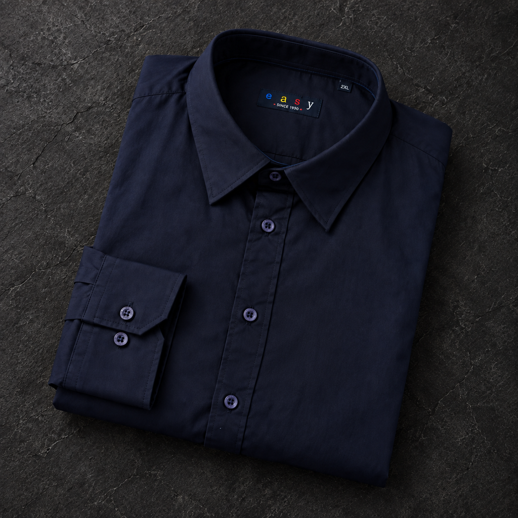 Camisa Manga Larga London Azul