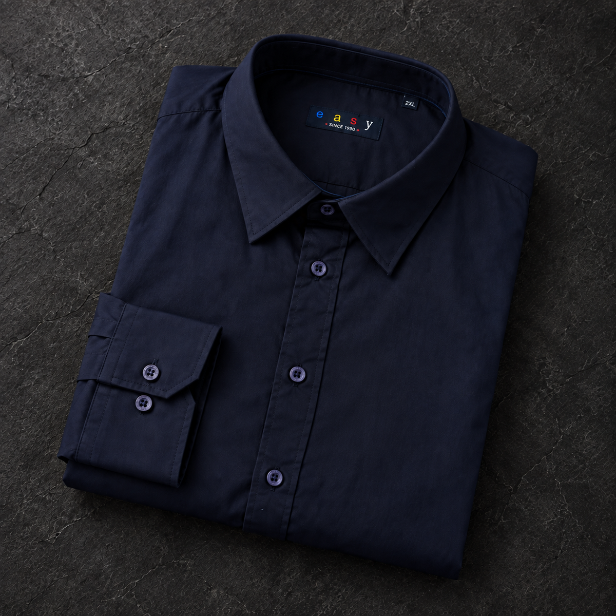Camisa Manga Larga London Azul