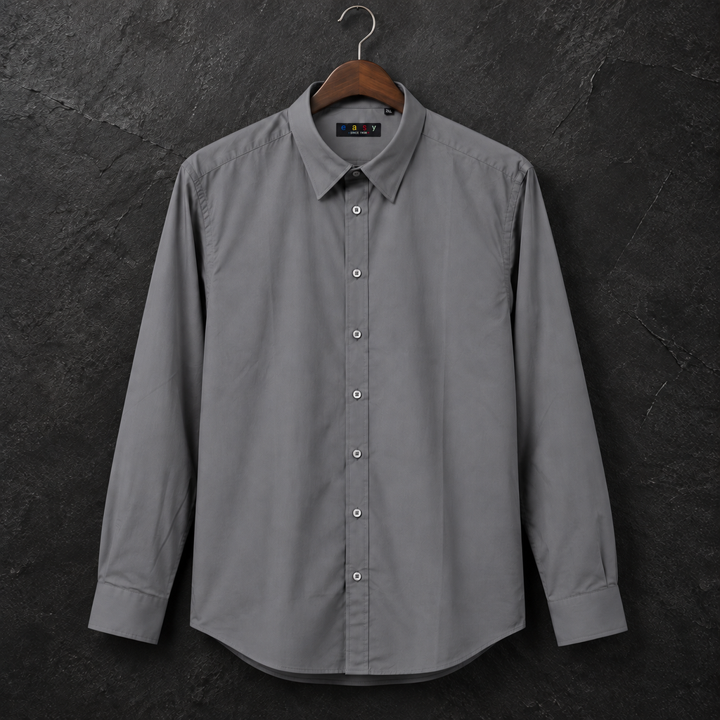 Camisa Manga Larga London Gris
