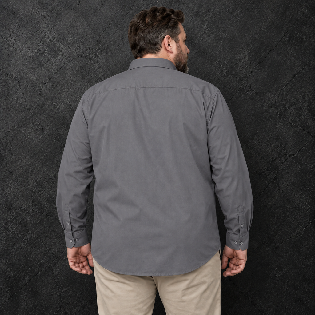 Camisa Manga Larga London Gris