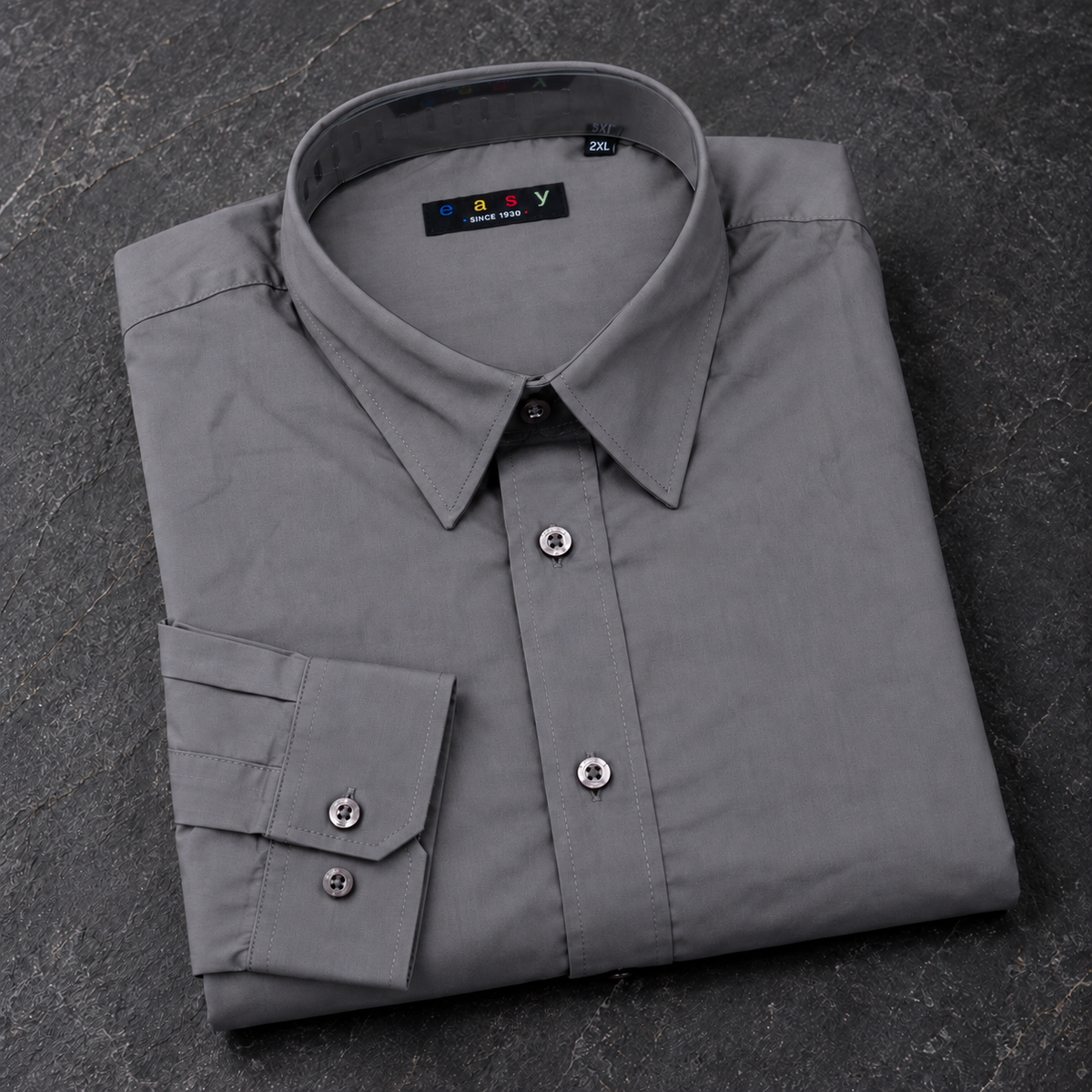 Camisa Manga Larga London Gris