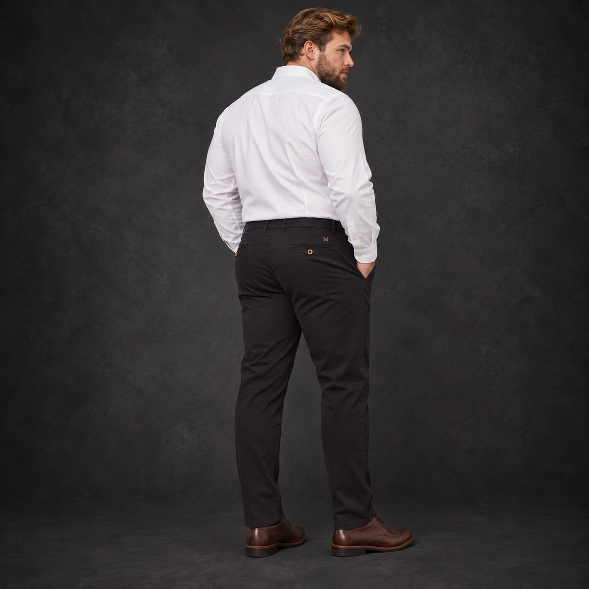 Pantalón Jesulín Marrón Oscuro