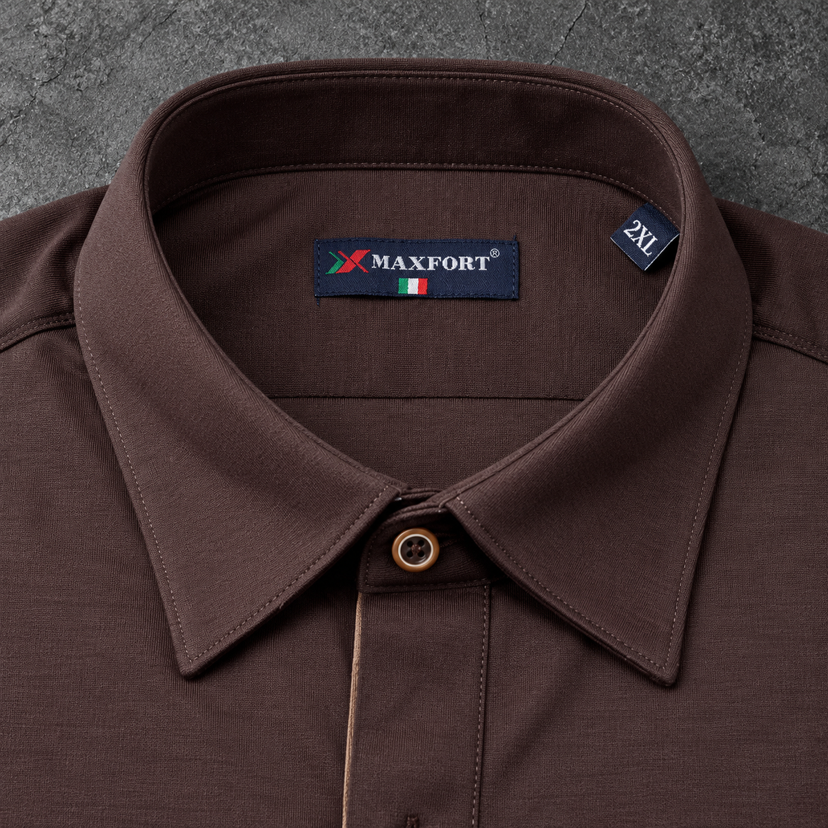Polo Max Marrón con puños