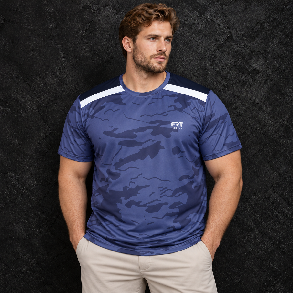 sudadera camuflaje Azul