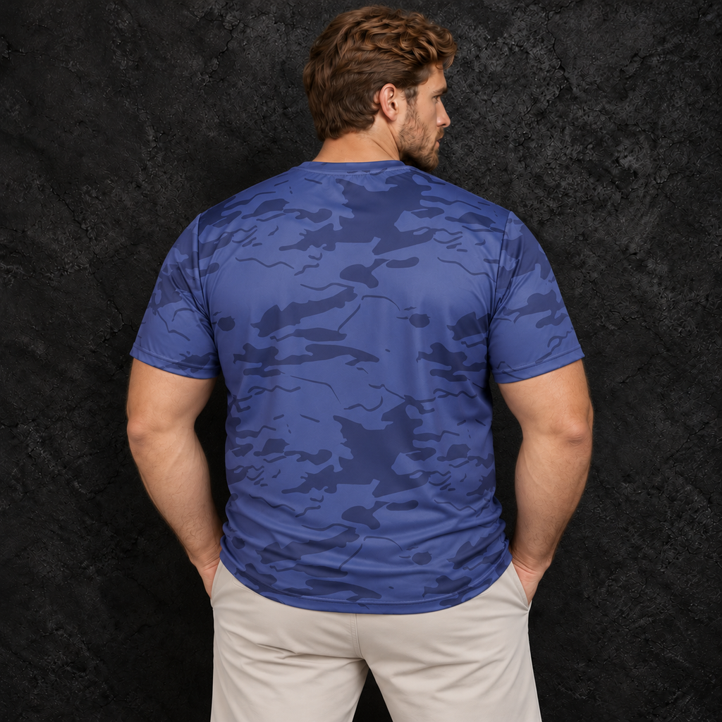 sudadera camuflaje Azul