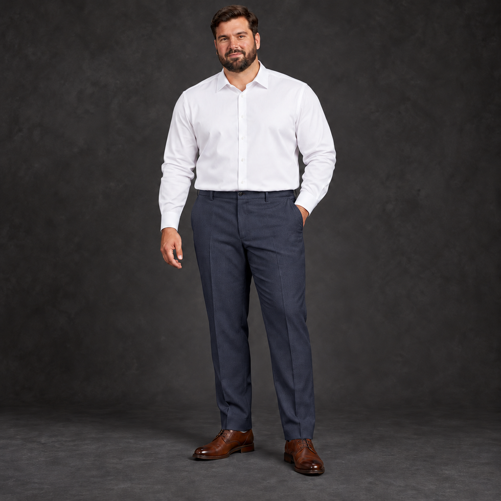 Pantalón de Vestir Azul