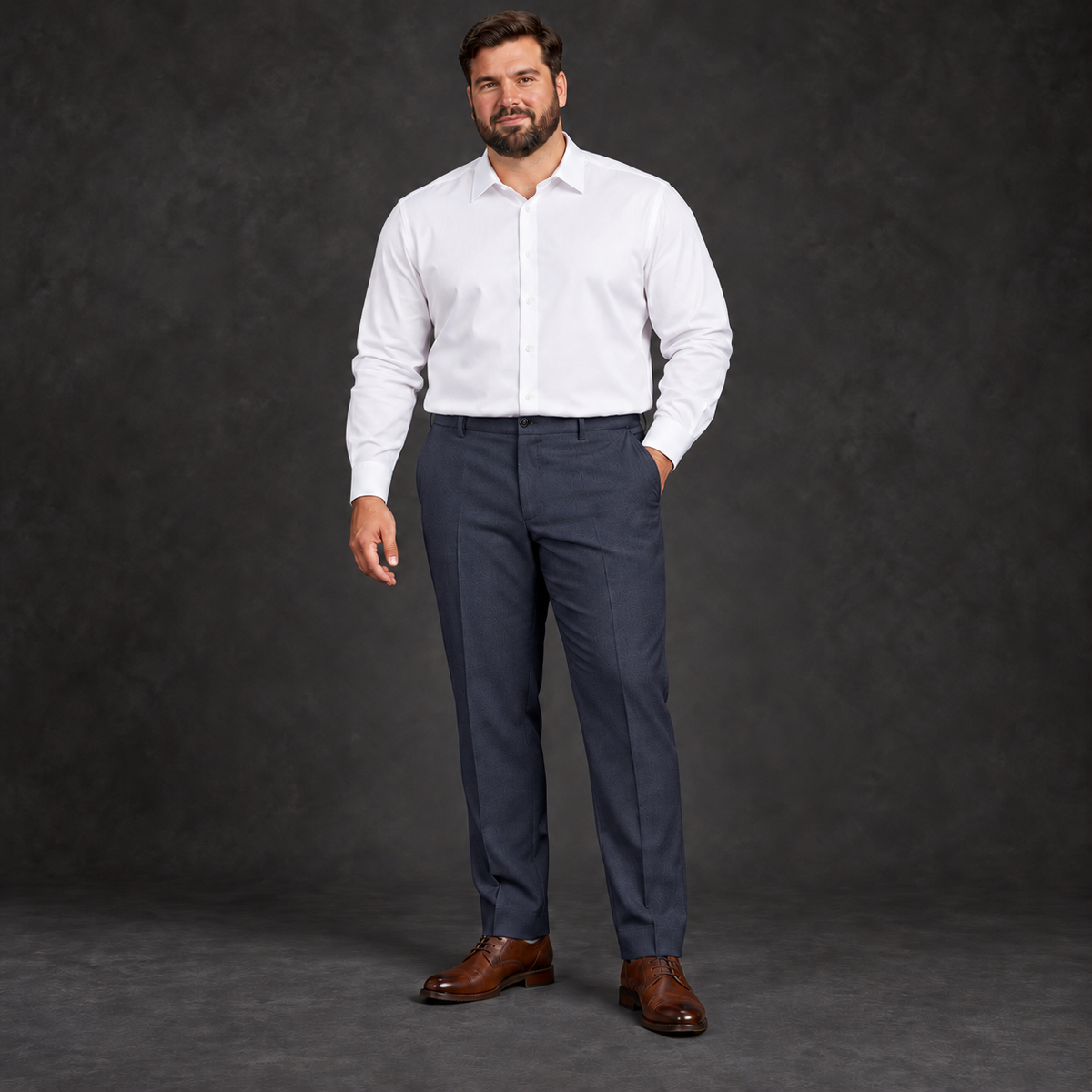 Pantalón de Vestir Azul