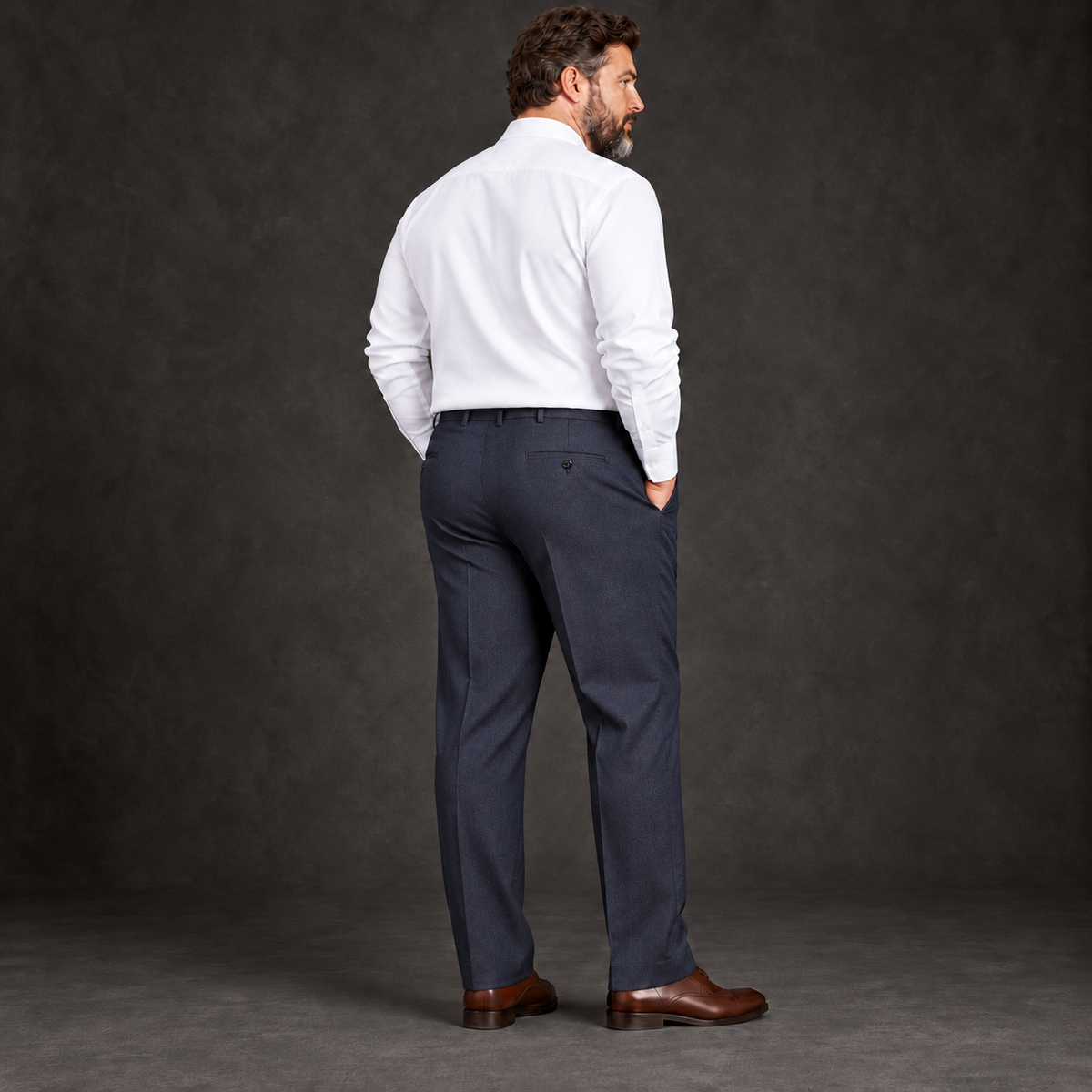 Pantalón de Vestir Azul